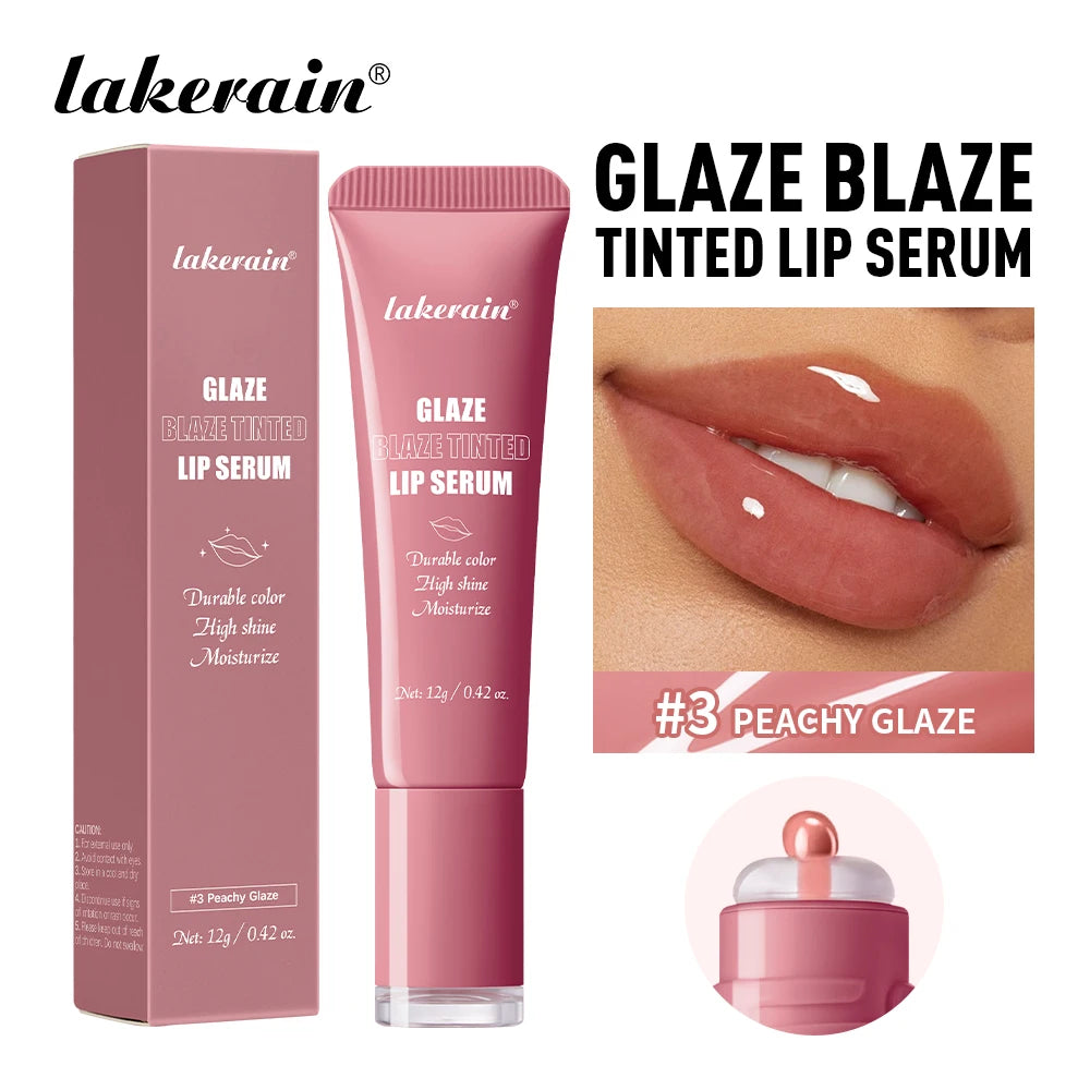 Liquid Lip Gloss Glowy Balm Tinted Moisturizer Repairing Nourishing Long-lasting Hydrating Lip Gel Glow Lip Care Tinted Lipstick Oasis Select 03
