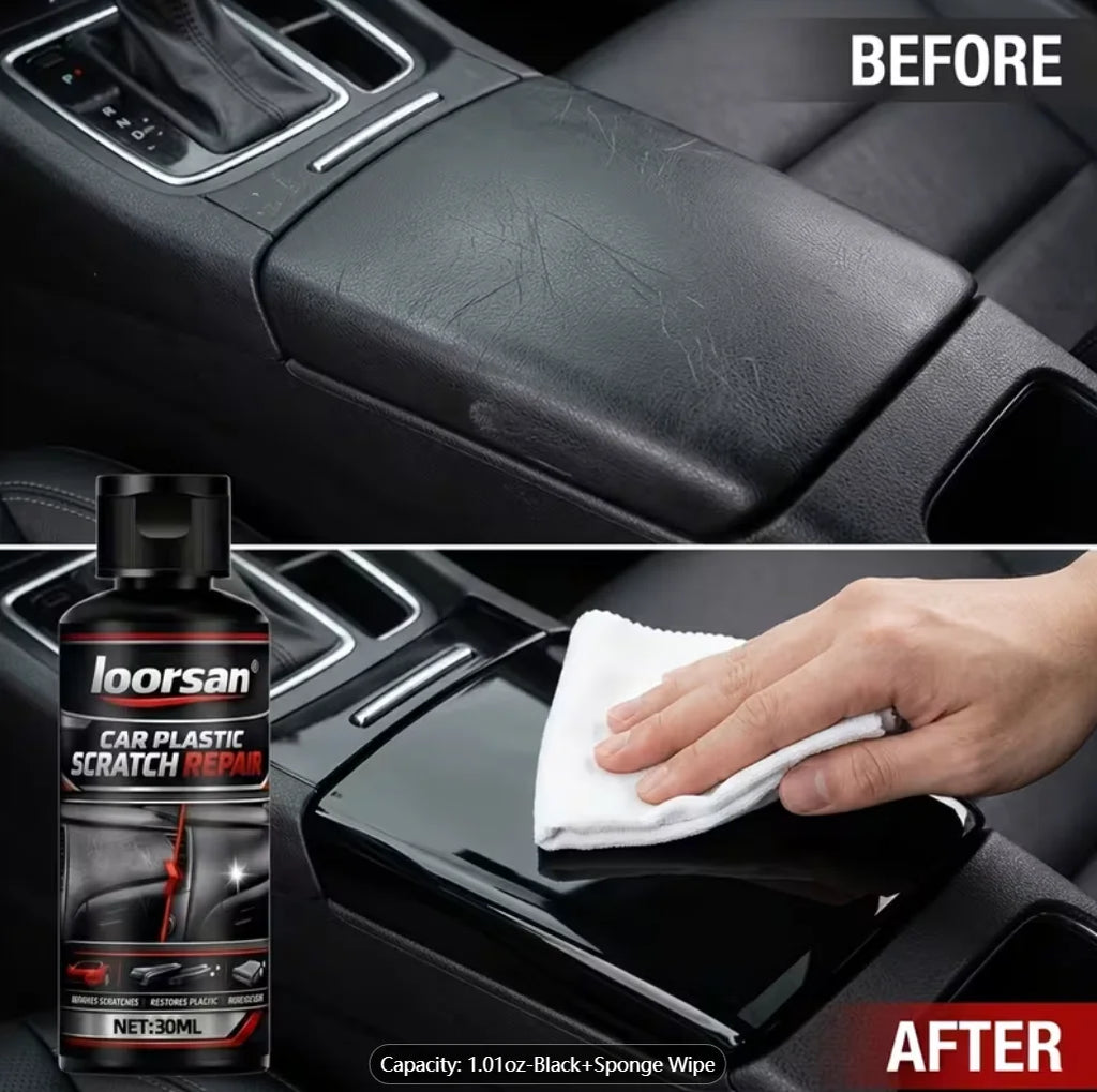 Car Plastic Scratch Repair & Dashboard Restorer with Sponge Car Interior Restorer Oasis Select