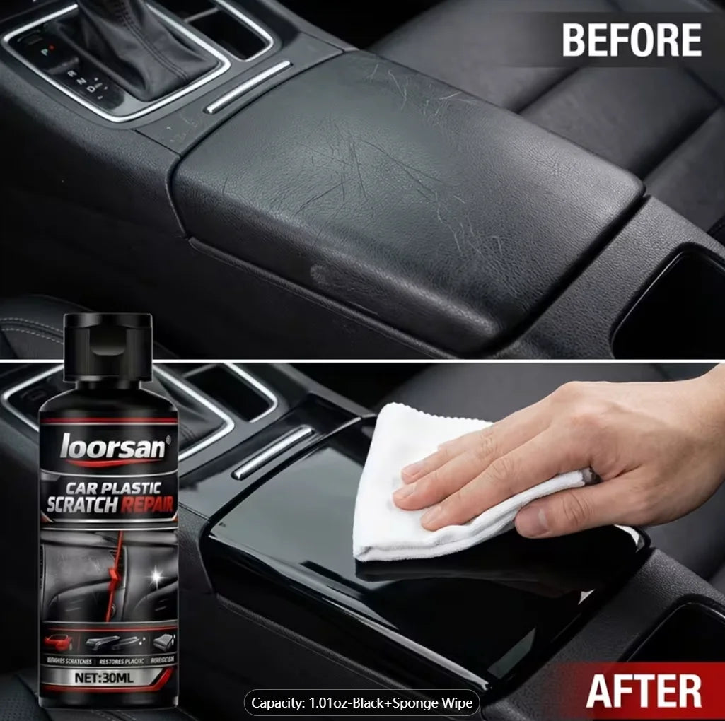 Car Plastic Scratch Repair & Dashboard Restorer with Sponge Car Interior Restorer Oasis Select