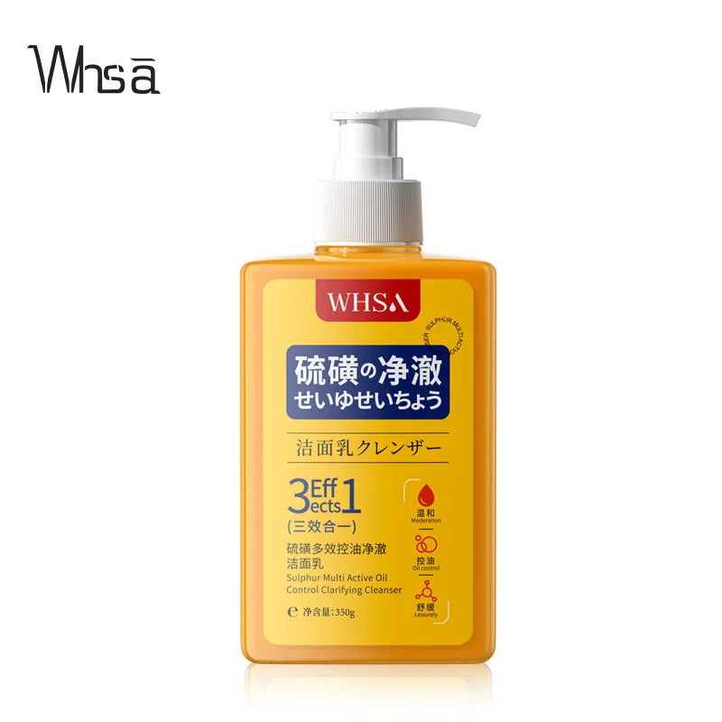 Sulfur Deep Cleansing Body Wash Oil Control Cleanser Refreshing Hydrating Moisturizing Not Tight Facial cleanser Oasis Select Cleanser 350g