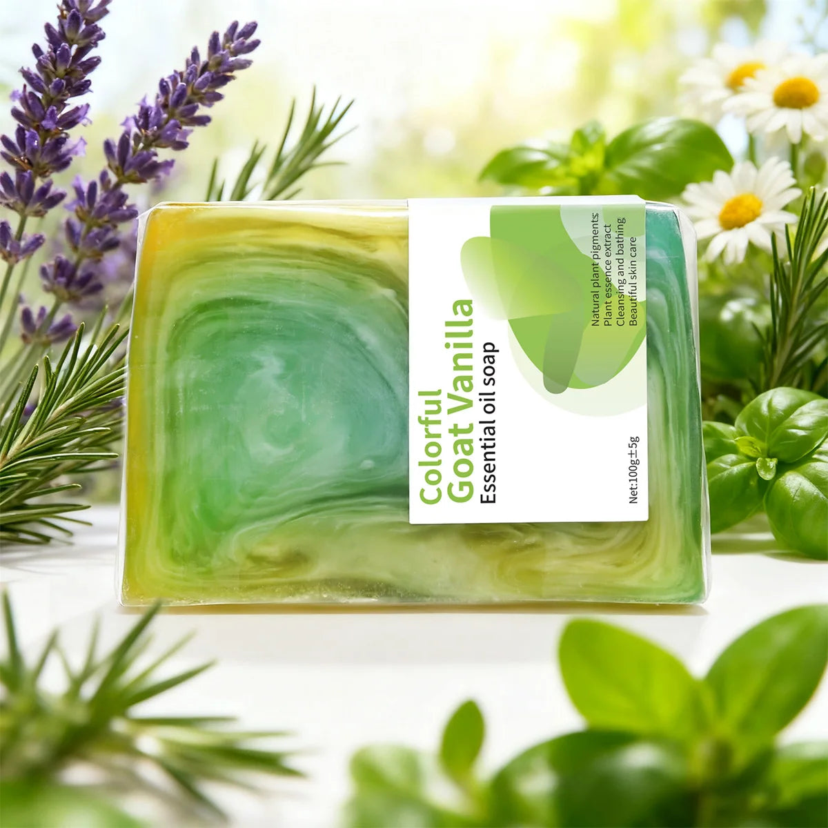 Vanilla Herbal Essential Oil Handmade Soap 100g – Moisturizing