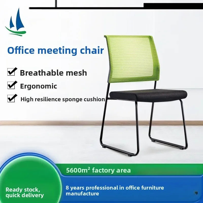 Engineering Conference Training Chair Arch Armless Simple Seat Meeting Room Guest Backrest Office Chair Oasis Select