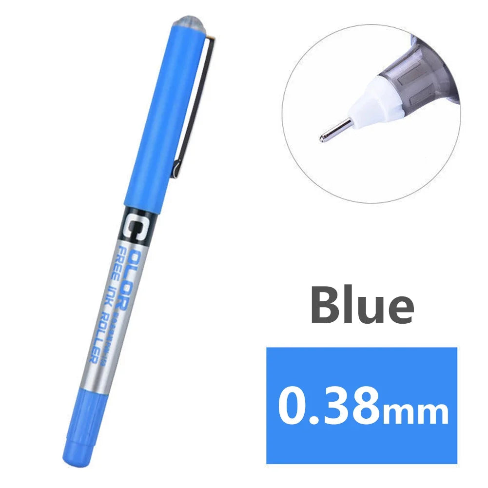 Fine Nib Gel Pen Student School Office Stationery 0 38m Big Ink