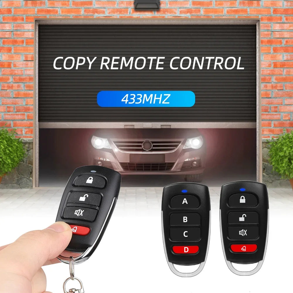 10/5pcs Wireless RF 433mhz Remote Control Copy Code Garage Door Gate Duplicator 433 Mhz Key Remote Opener Oasis Select