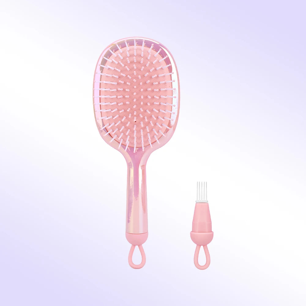Air Cushion Hair Brush – Detangling Scalp Massager, Wet & Dry Hair Detangling Brush Oasis Select TJ3175-pink