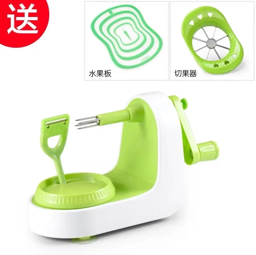 Hand operated APPLE PEELER multifunctional peeler household peeling and shaving planer automatic peeler fruit cutting artifact Oasis Select Package 3