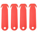 4/5PCS Double-edged Tool Box Cutters Safety Box Cutter Blade Unpacking Letter Opener Multi Tool Film Cutting Paper Cutter Oasis Select 4pcs red