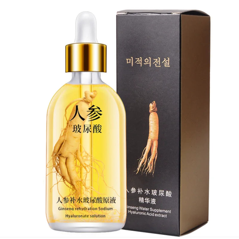 Ginseng & Peptide Gold Face Serum 100ml – Hydrating & Firming Face Serum Essence Oasis Select