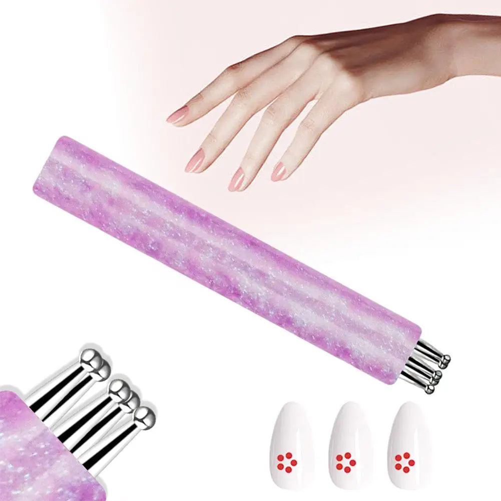 5-Pin Nail Art Dotting Pen – Floral DIY Manicure Tool