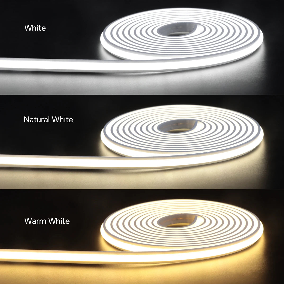 24V COB Neon LED Strip Smart Night Lamp Portable PIR Motion Sensor Switch with Silicone Tape for Bed Stair Corridor Lighting Oasis Select