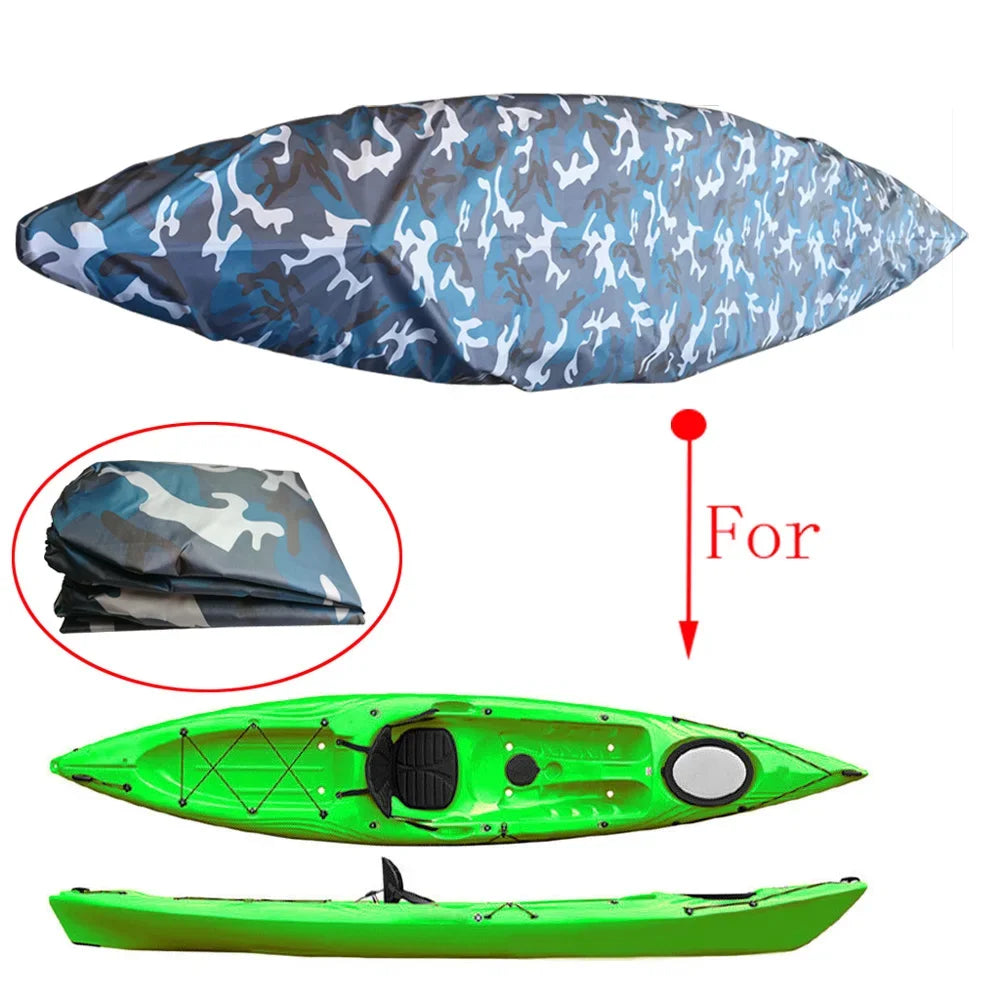 Anti-UV Waterproof Kayak Boat Canoe Storage Transport Dust Cover for Fishing Inflatable Boat Replacement Oasis Select