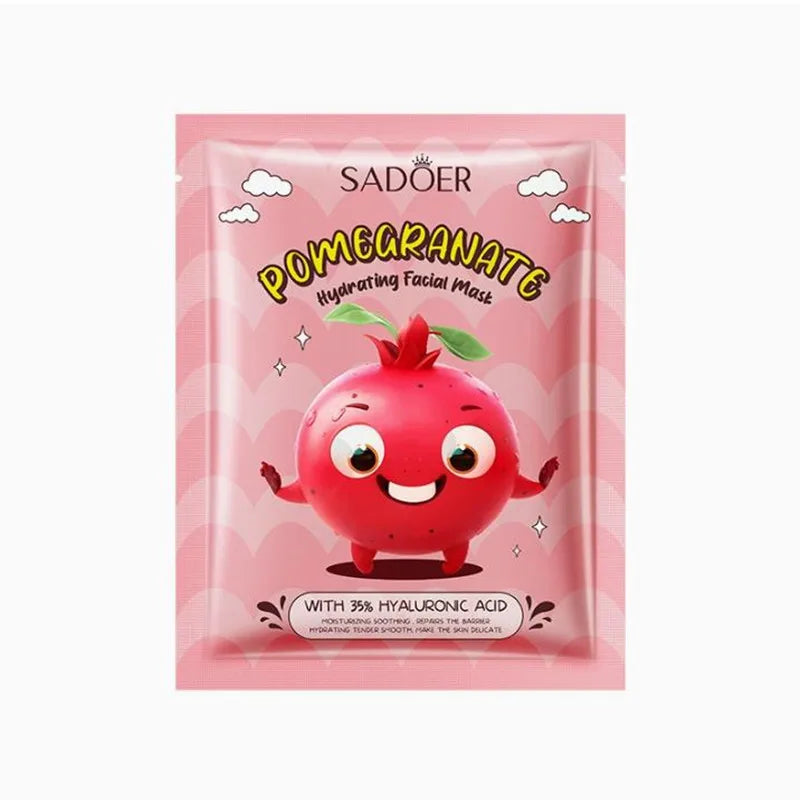SADOER Hyaluronic Acid Collagen Face Mask – 5pc Korean Sheet Mask Korean Sheet Mask Oasis Select Collagen 5pcs