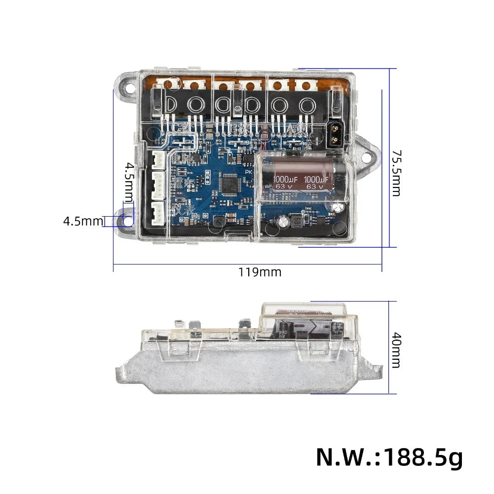 Controller Motherboard Spare Part for Xiaomi For M365 Pro Electric Scooter with Aluminum Material and Advanced Chip Oasis Select