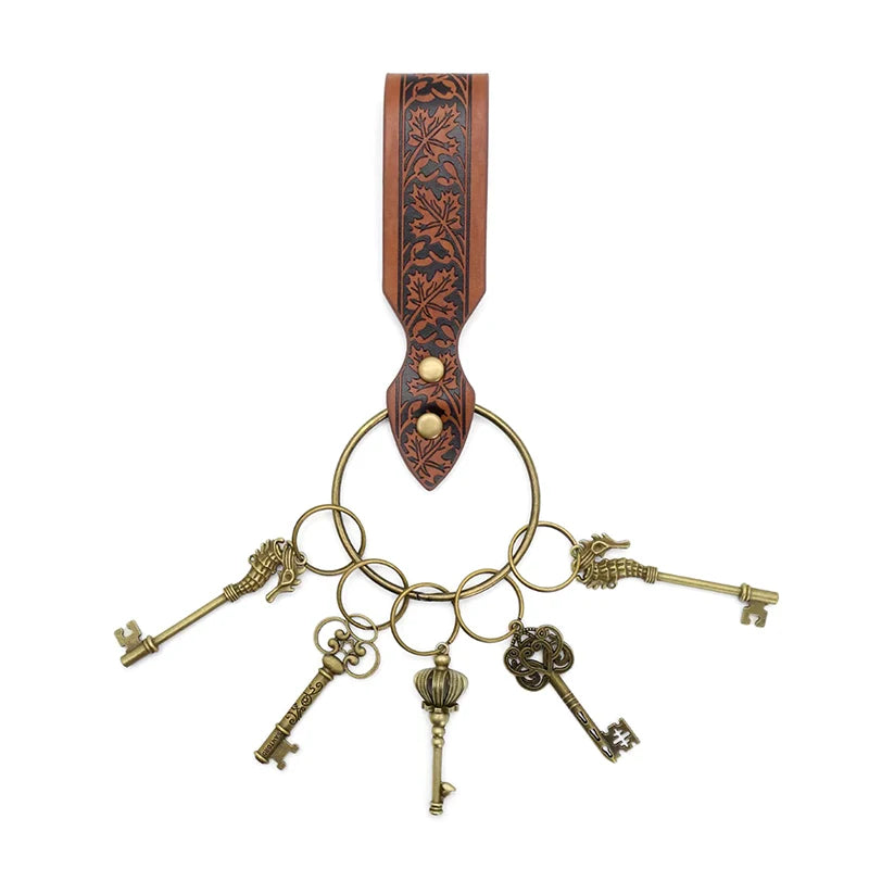 Medieval Belts Renaissance Clothing Accessories Circular Rings Retro Metal Keychains Cosplay Belts Accessories Oasis Select A5