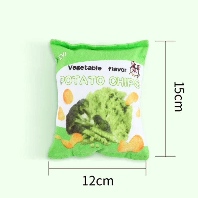 Dog Bite Sound Toy Fun Pizza BB Is Called Interactive Training Bite Resistant Artificial Pet Teething Dog Toys for Small Dogs Oasis Select Potato light green