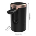 Hot and Cold Water Dispenser Water Dispenser Pump Portable Electric Press Silent for Kitchen Counter Home Outdoor Sports Party Oasis Select Black