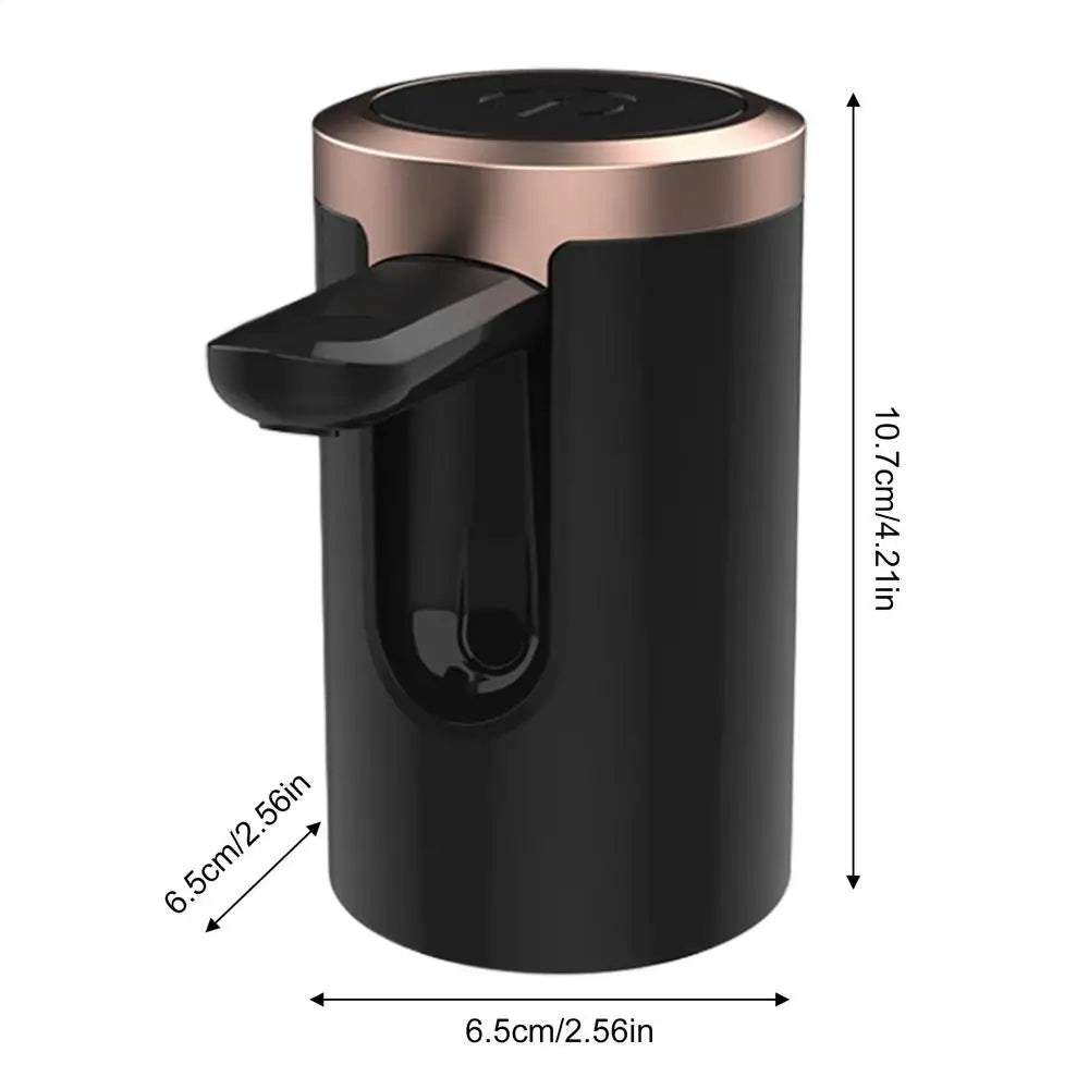 Hot and Cold Water Dispenser Water Dispenser Pump Portable Electric Press Silent for Kitchen Counter Home Outdoor Sports Party Oasis Select Black