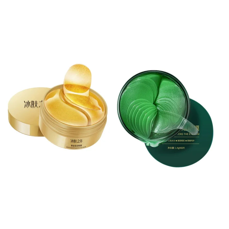 Gold Collagen Eye Patches 60pc – Hydrating Under-Eye Masks Under-Eye Patches Oasis Select