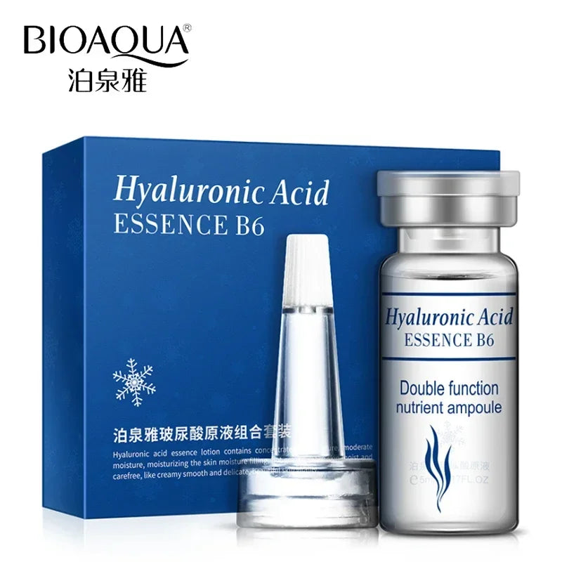 BIOAQUA 10pcs/lot Moisturizing Vitamins Hyaluronic Acid Serum Facial Skin Care Anti Wrinkle Anti Aging Collagen Essence Liquid Oasis Select