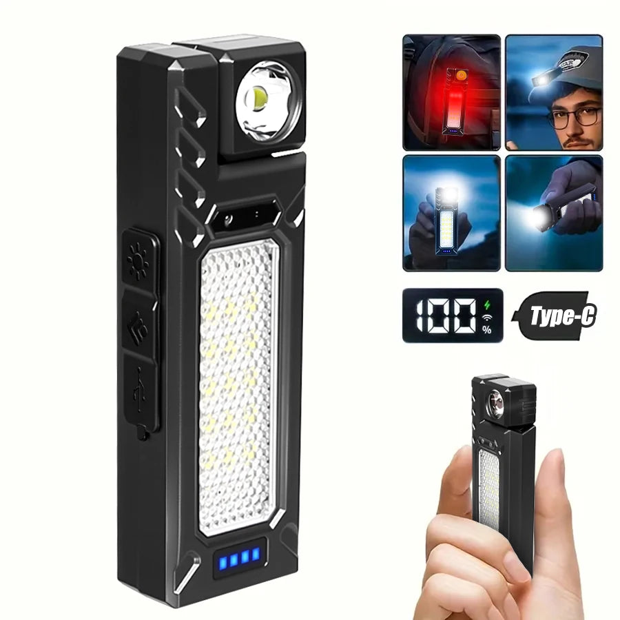 ZHIYU EDC Flashlight 1200 Lumens | 7 Modes USB Rechargeable