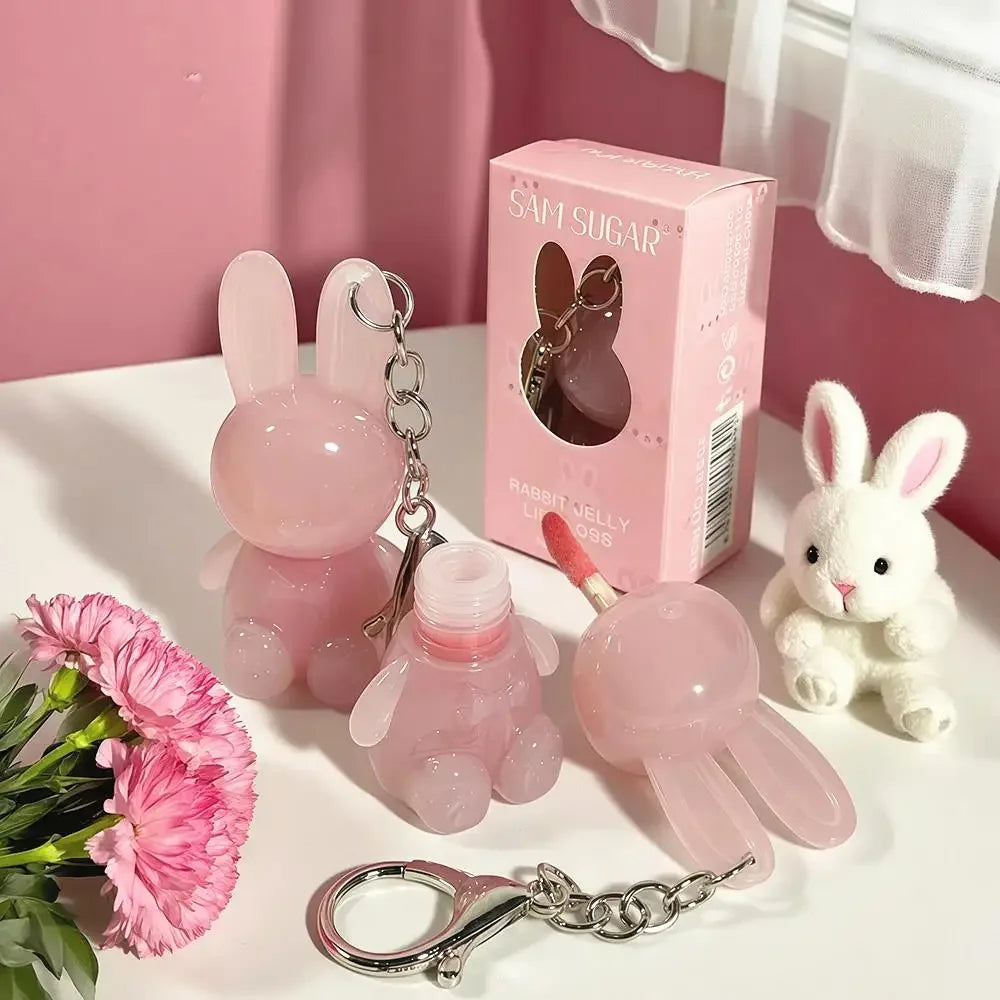 SAM SUGAR Bracelet Keychain Lip Gloss – Moisturizing & Long-Lasting