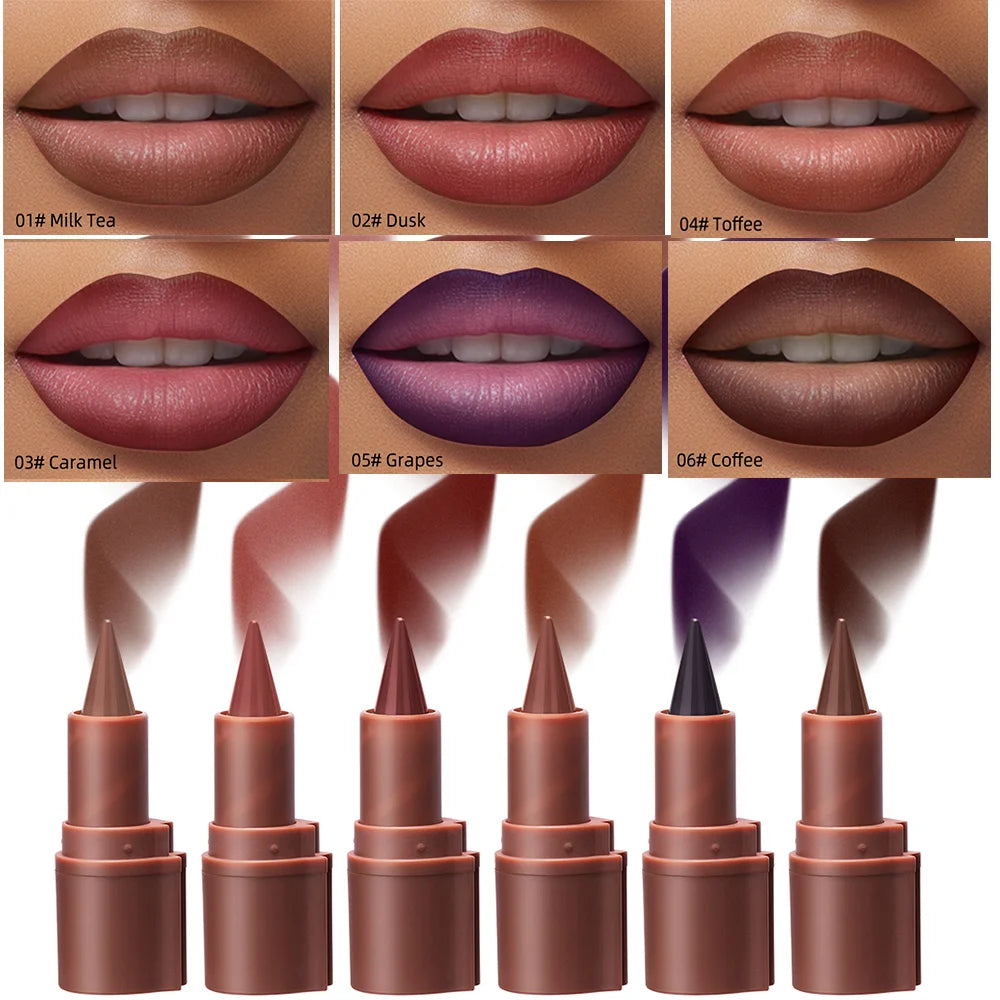 Lakerain Matte Lip Liner Crayon – Waterproof Velvet Lipstick