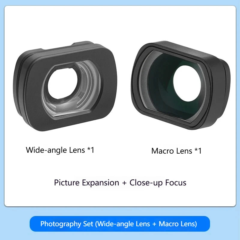 Magnetic Wide Angle & Macro Lens for DJI Osmo Pocket 3/4
