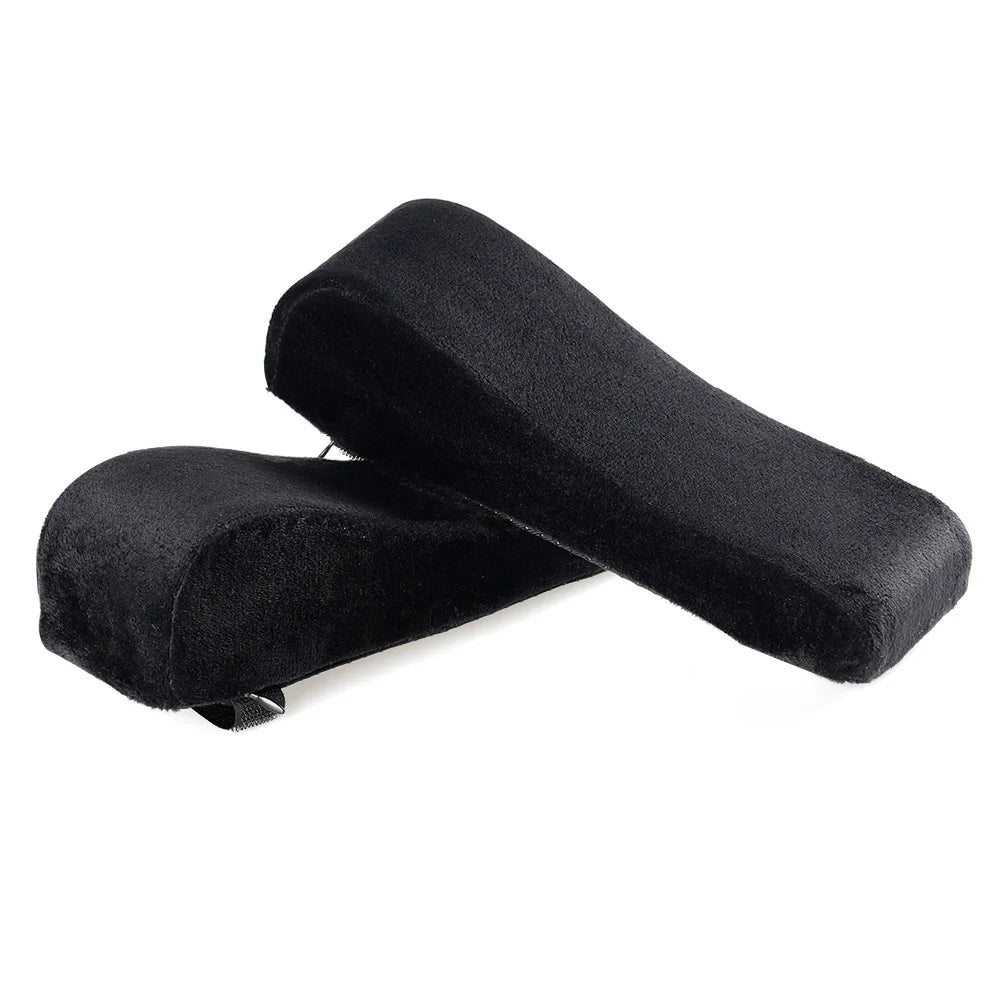 2pcs Ergonomic Armrest Pads,Office Chair Cushion for Elbow & Forearm Pressure Relief,Universal Fit Designed To Relieve Pressure Oasis Select black See below for size descriptions