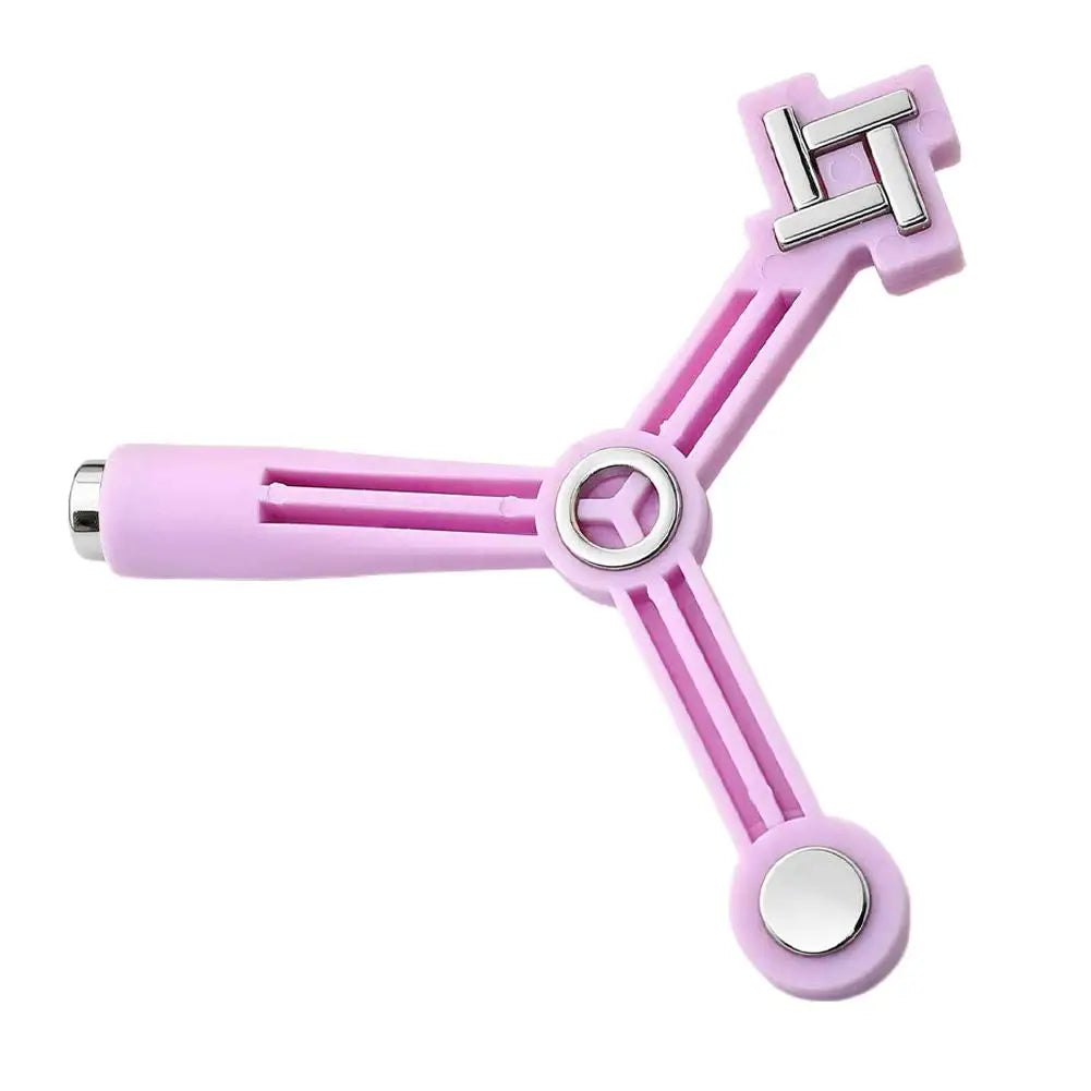 4-in-1 Cat Eye Magnet Tool – Star, Flower & French Nail Art Nail Art Magnet Tool Oasis Select purple