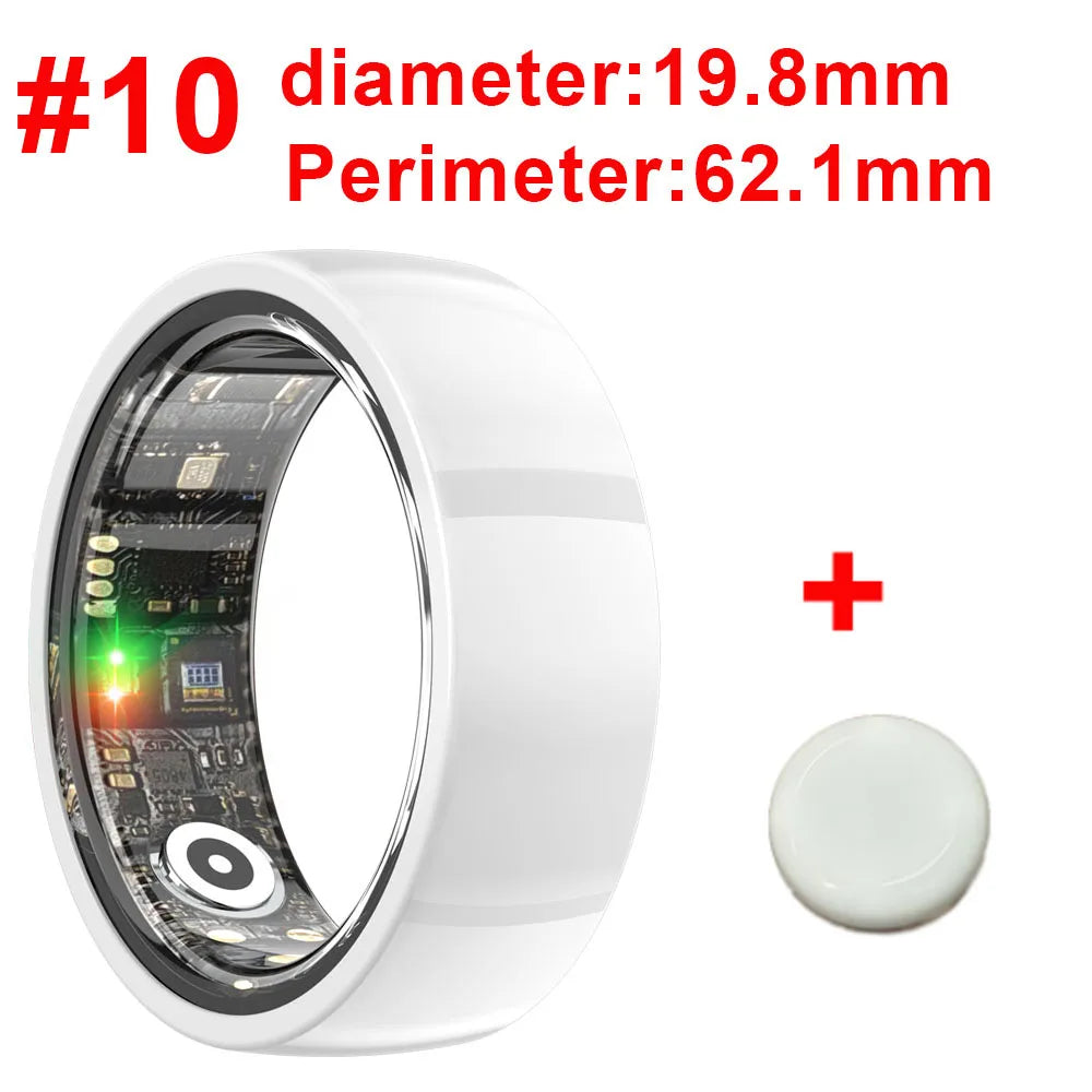Smart Ring Men Women Health Heart Rate Sports Rings Sleep Monitoring IP68 Waterproof Smartring Wearing Without Sensation Oasis Select WH 10 A CDC
