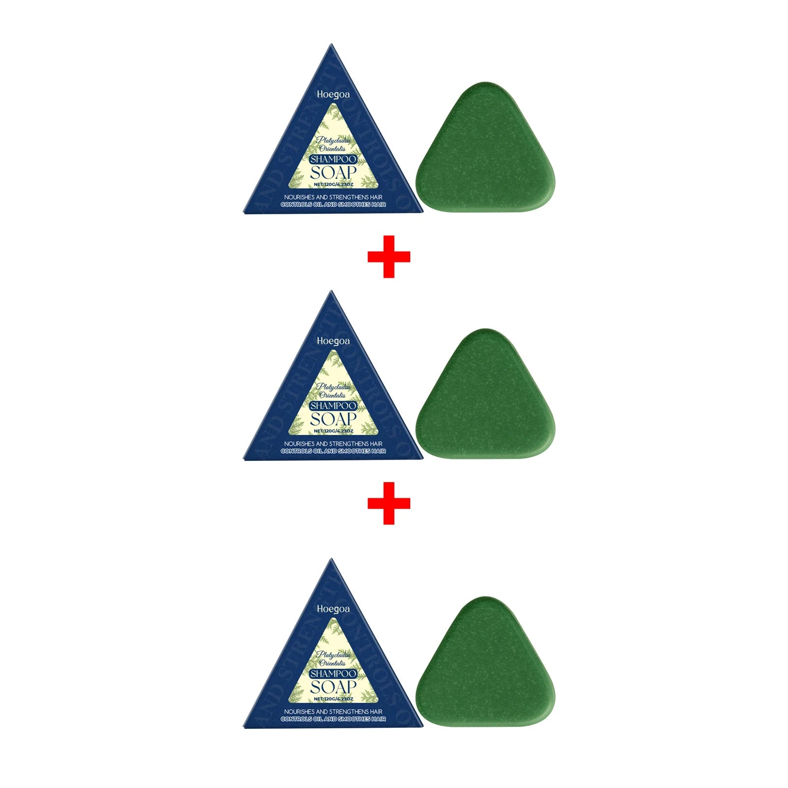 Cypress Leaf Grass Shampoo Soap Strengthen Root Anti Loss Oil Control Cleansing Scalp Dandruff Nourishing Natural Shampoo Soap Oasis Select 3PCS
