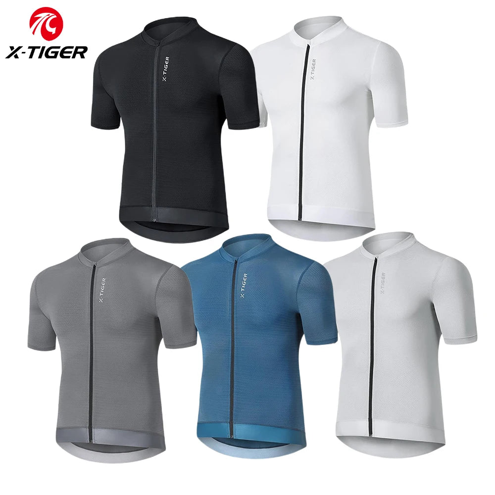 X-TIGER Cycling Jersey Men Women High Quality Cycling jerseys Breathable Slim Fit Short Shirt SPF 50 MTB Road Bike Jersey Oasis Select