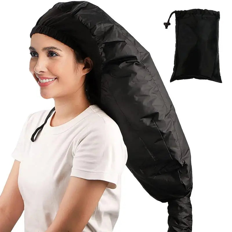 1pcs Hair Perm Portable Soft Hair Drying Cap Bonnet Hood Hat Blow Dryer Attachment Dry Hair Cream Cap bonnets wholesale Oasis Select