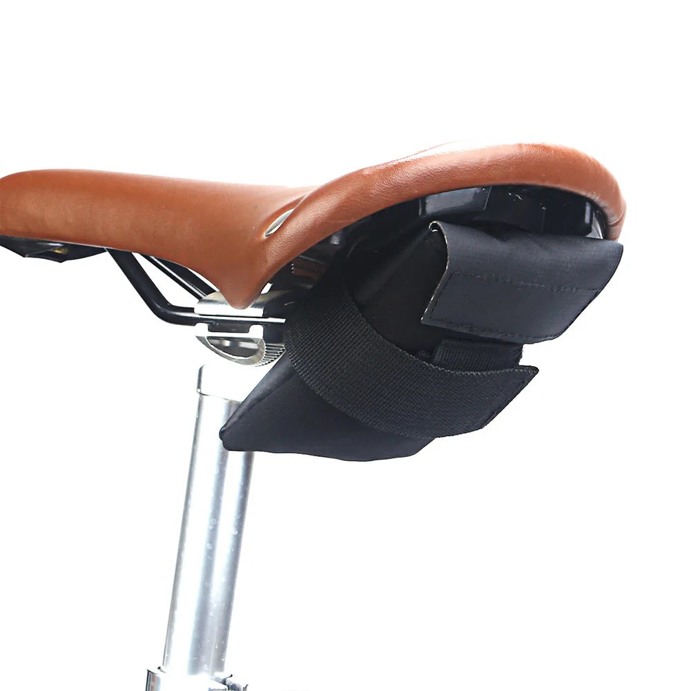 12x8x1.5CM Bike Saddle Bag 40g Bicycle Seat Tail Rear Hanging Pouch Black Mesh Waterproof MTB Road Cycling Storage Accessories Oasis Select