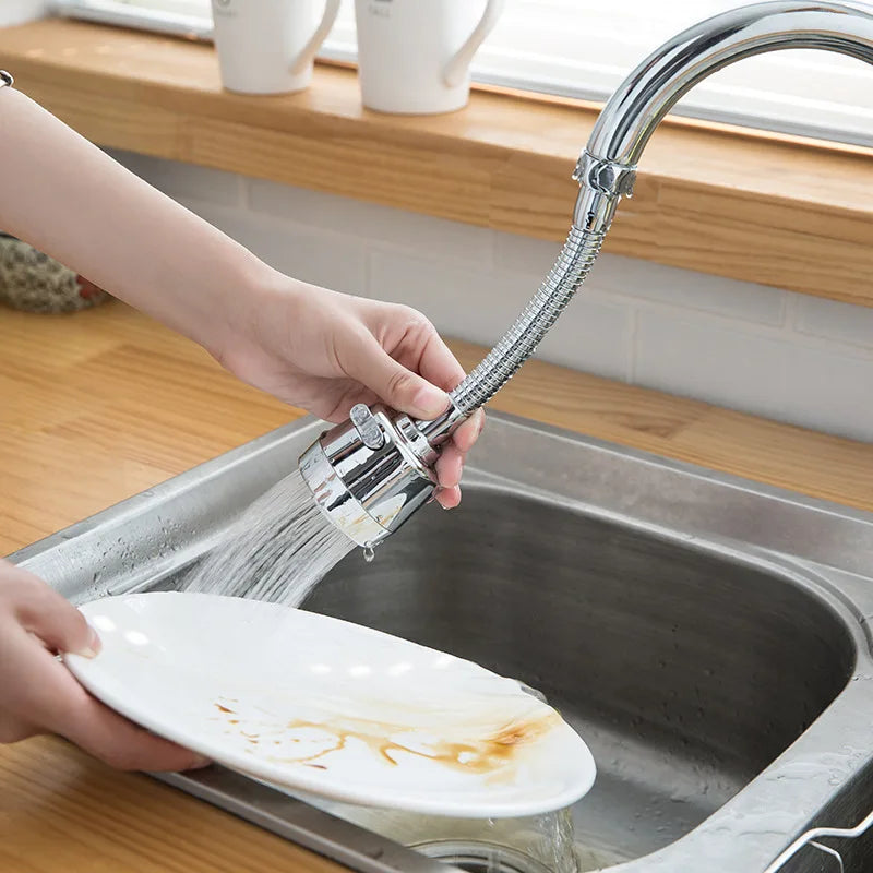 Kitchen faucet splash head pressurization shower stainless steel extension nozzle water saving universal rotary bubbler Oasis Select