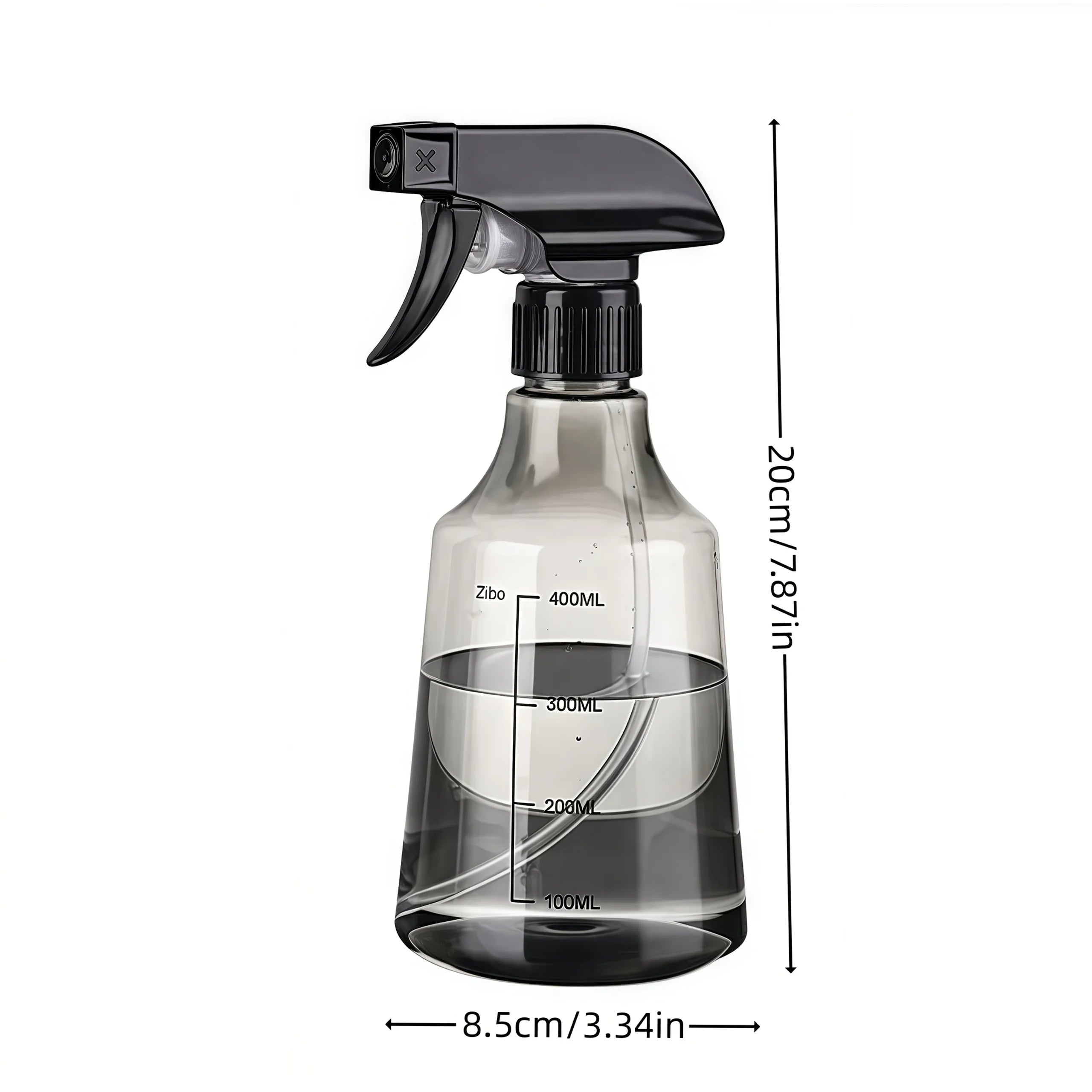 1pc transparent plastic pressure spray bottle - dual-mode DC/spray, suitable for watering plants and household disinfection Oasis Select