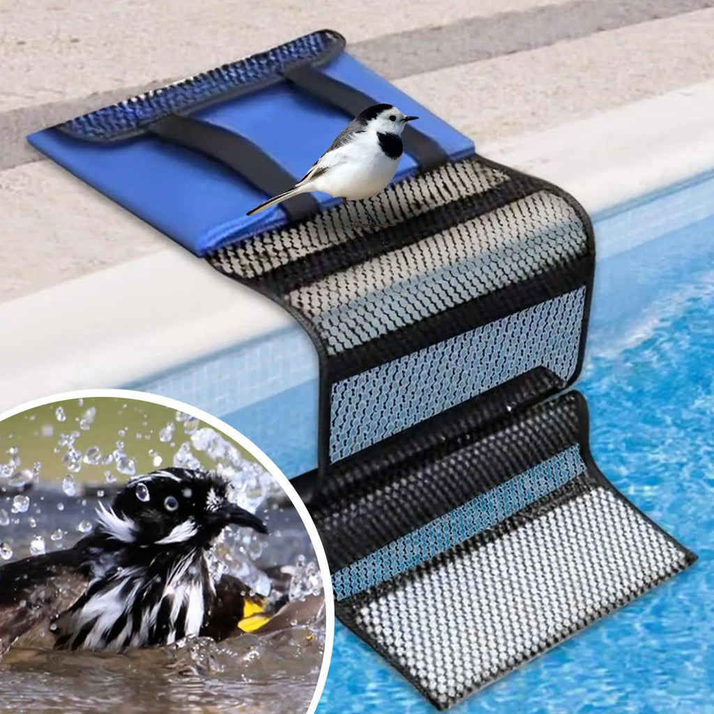 Animal Saving Escape Ramp Frog Rescue Swimming Pool Ramp Pond Critter Rescue Device Floating Saver Tool for Squirrel Frog Oasis Select