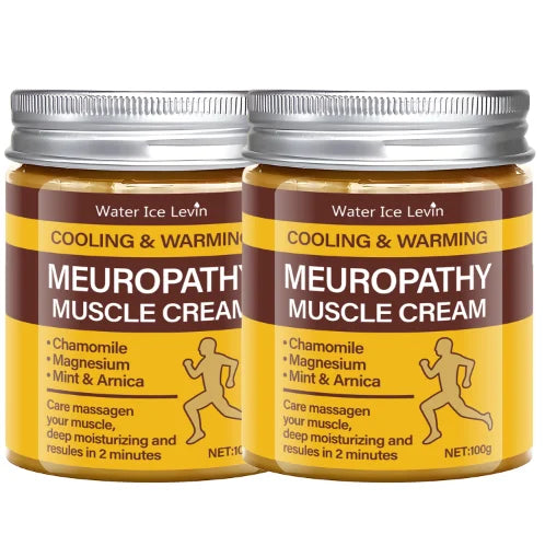 Cooling & Warming Neuropathy Muscle Cream – Chamomile & Magnesium Muscle Relief Cream Oasis Select Orange 100g