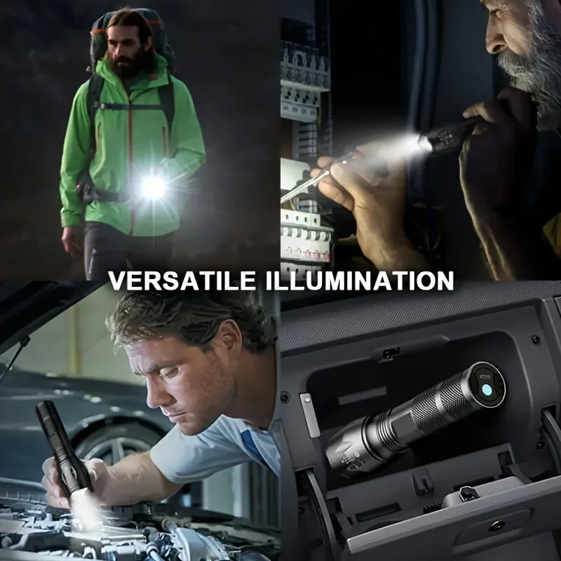 NEWBIRTH 1200 Lumen LED Flashlight – 5 Modes, Zoomable Torch