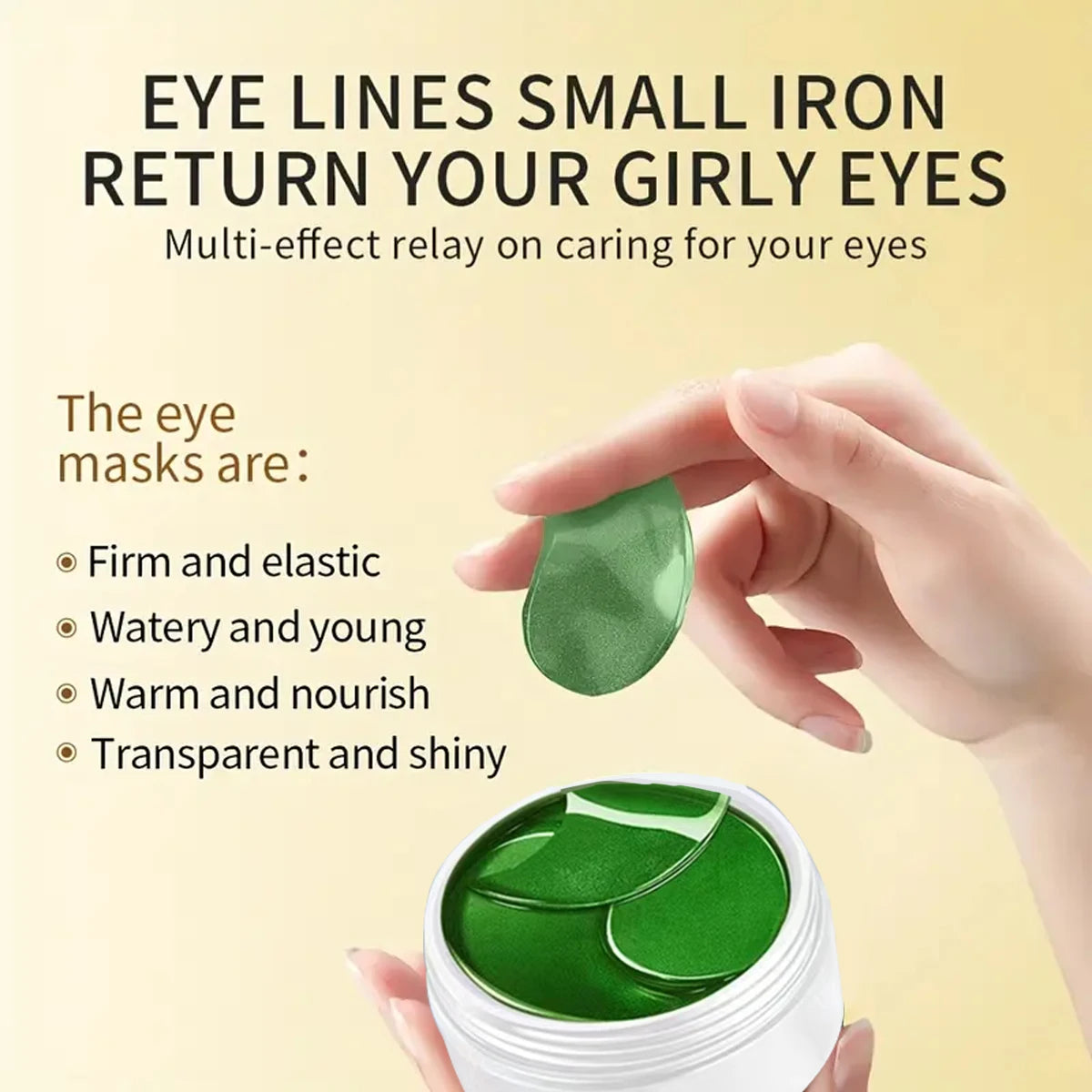 60pcs Aloe Vera Collagen Eye Mask Anti Dark Circles Removal Eyes Bags Moisturizing Firming Eye Patches Eyes Skin Care Products Oasis Select