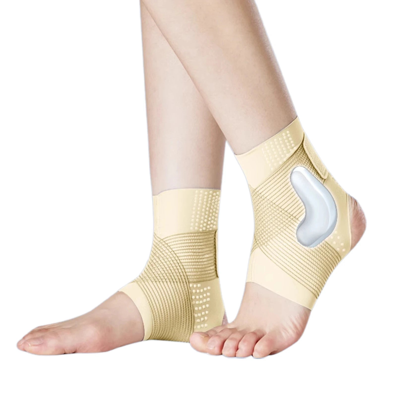 Elastic Ankle Brace with Adjustable Wraps | Gym & Outdoor Sports