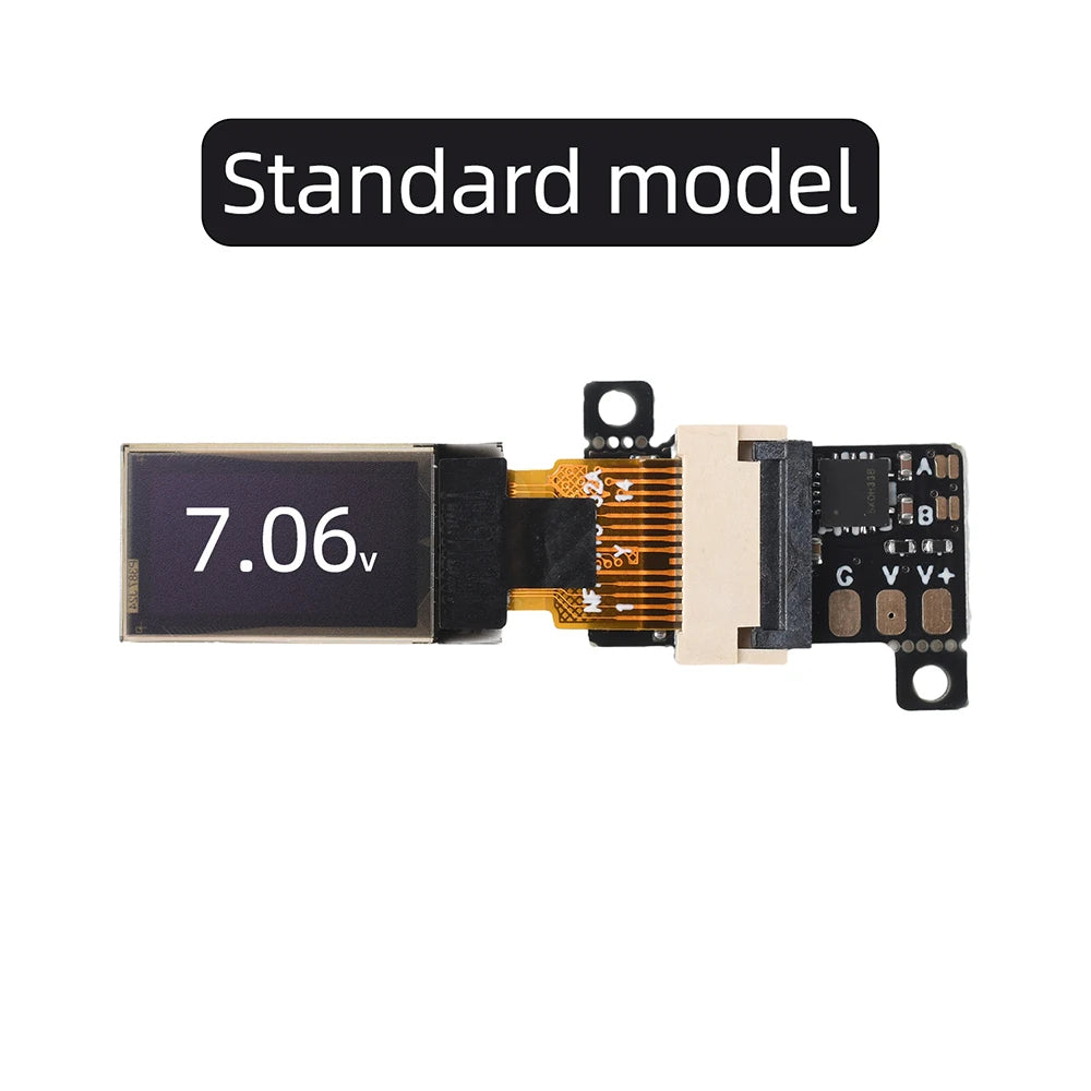Ultra Thin Mini OLED Digital Voltmeter DC 0-30V 0.5 Inch OLED Display 12Bit ADC High Precision Voltage Meter 5Hz/10Hz Adjustable Oasis Select standard version