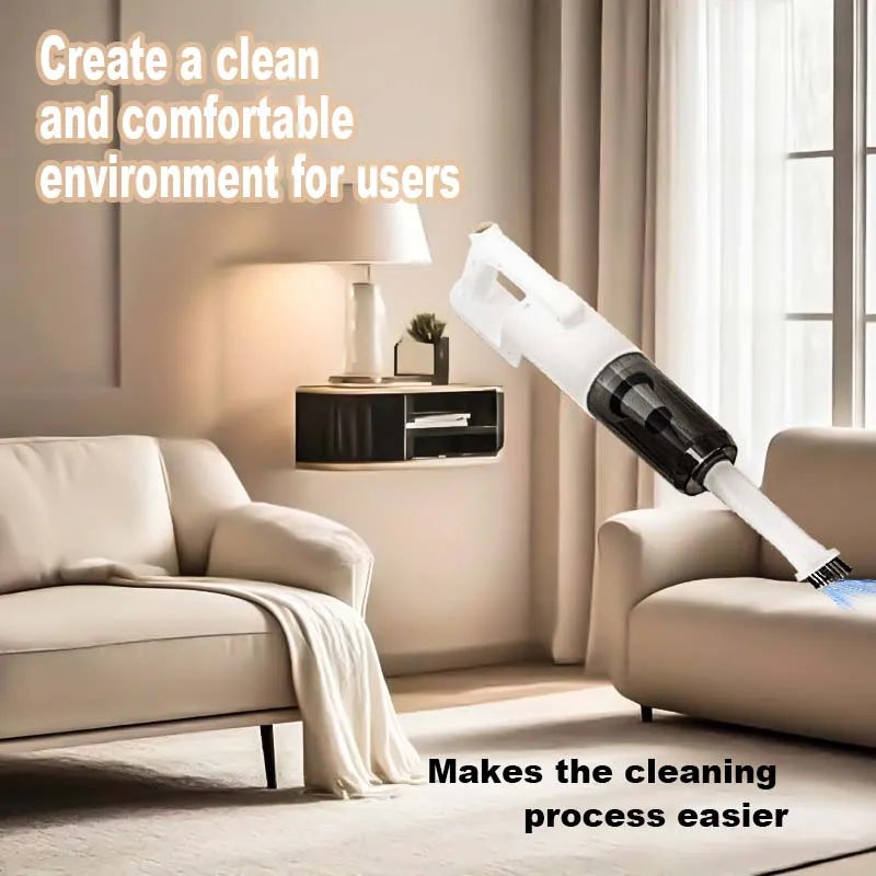 Wireless vertical handheld vacuum cleaner, 7000Pa strong suction, car/household vacuum cleaner, portable cleaner. Oasis Select