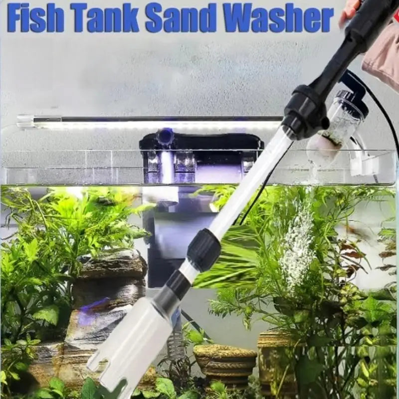 220V Electric Aquarium Siphon – Gravel Vacuum & Water Changer