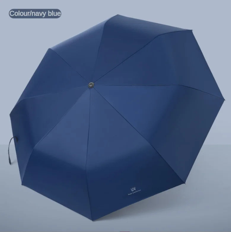 Travel Portable Mini Sun & Rain Folding Anti UV Umbrella, Compact Umbrella for Car, Lightweight UV Protection Windproof Umbrella Oasis Select Blue