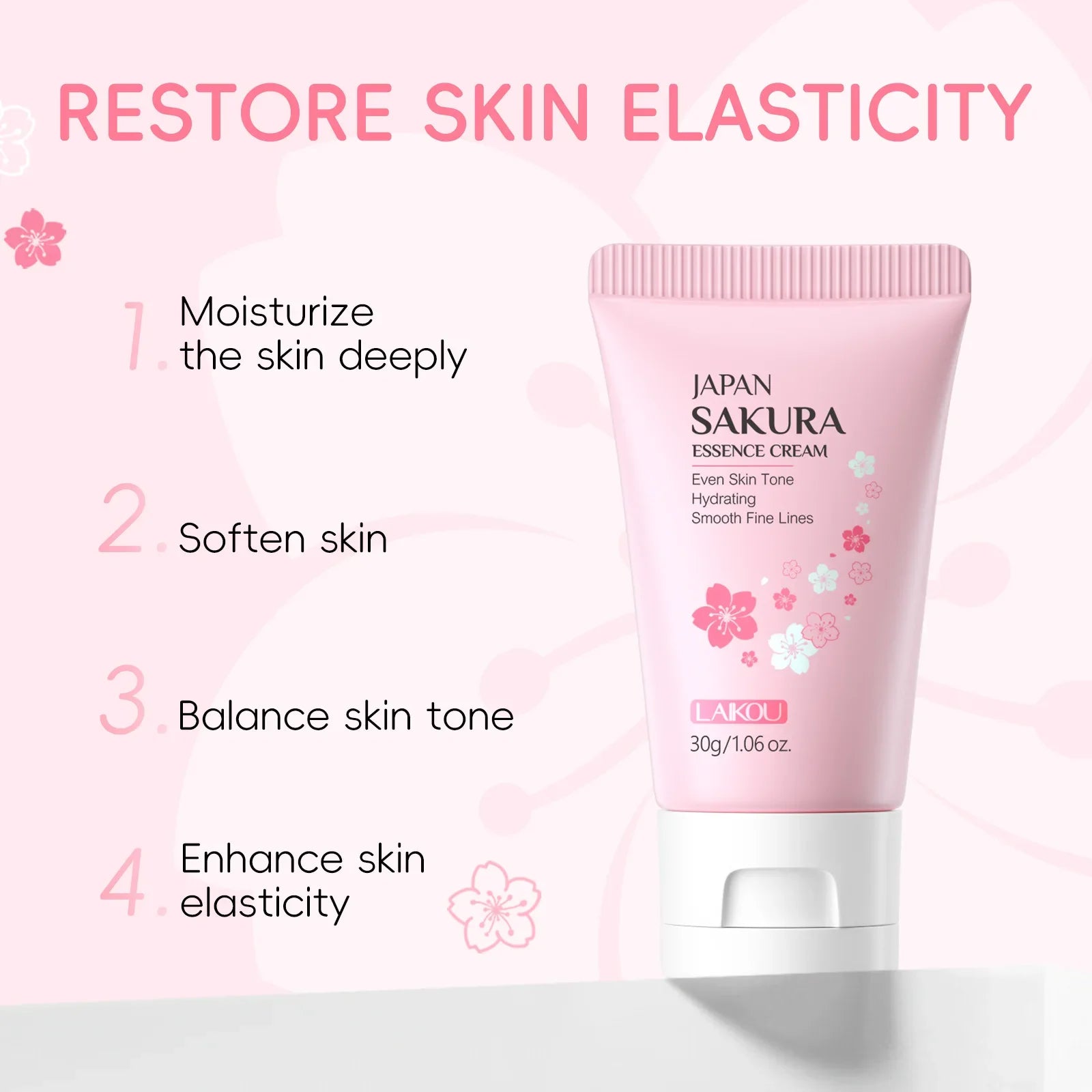 LAIKOU Sakura Face Cream Long-Lasting Moisturization Autumn & Winter Special Care Winter skincare Rich cream Gentle & Nourishing Oasis Select