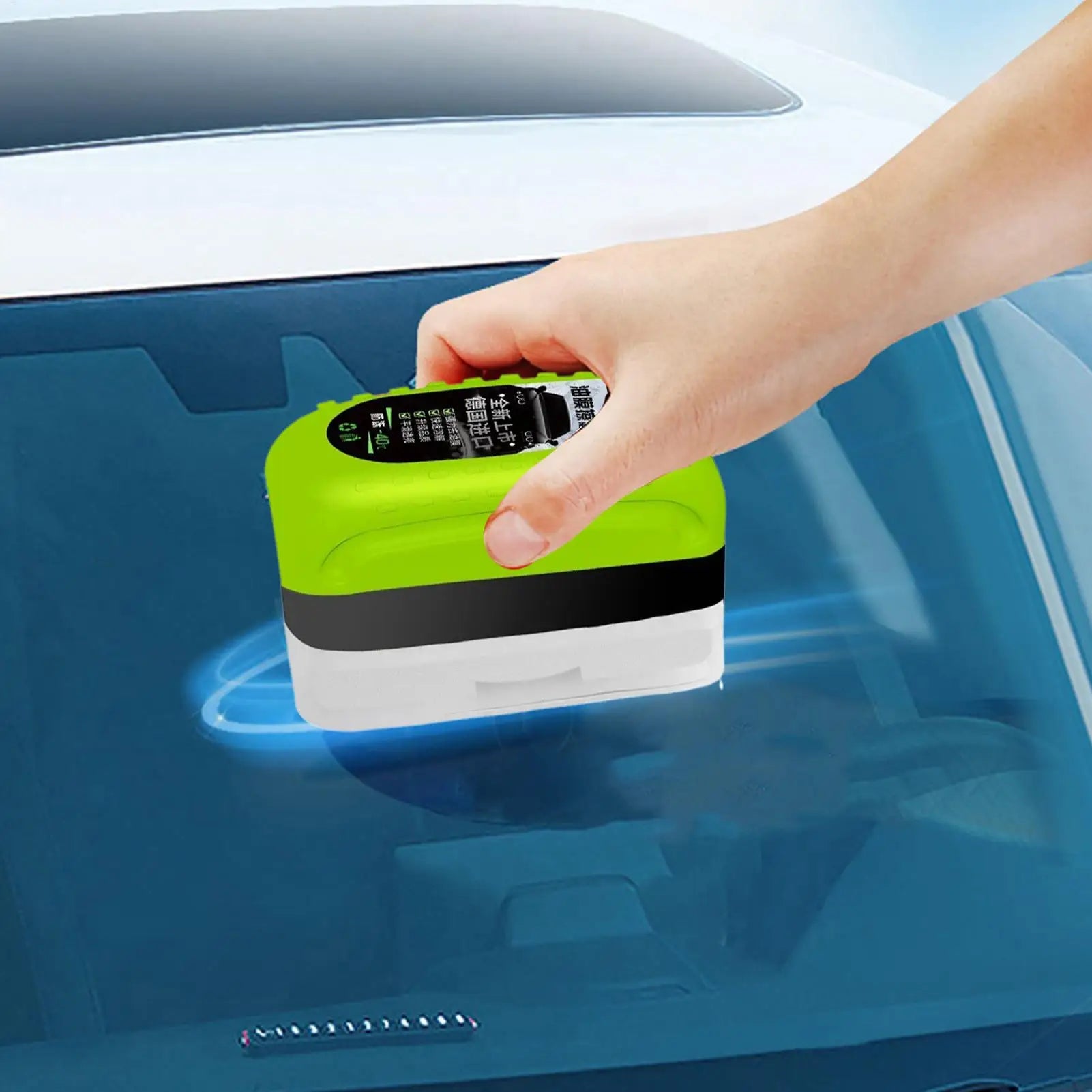 Car Glass Oil Film Cleaner Powerful Car Glass Cleaner Brush 50ml Labor-Saving Window Cleaner Automotive Windscreen Cleaner Oasis Select