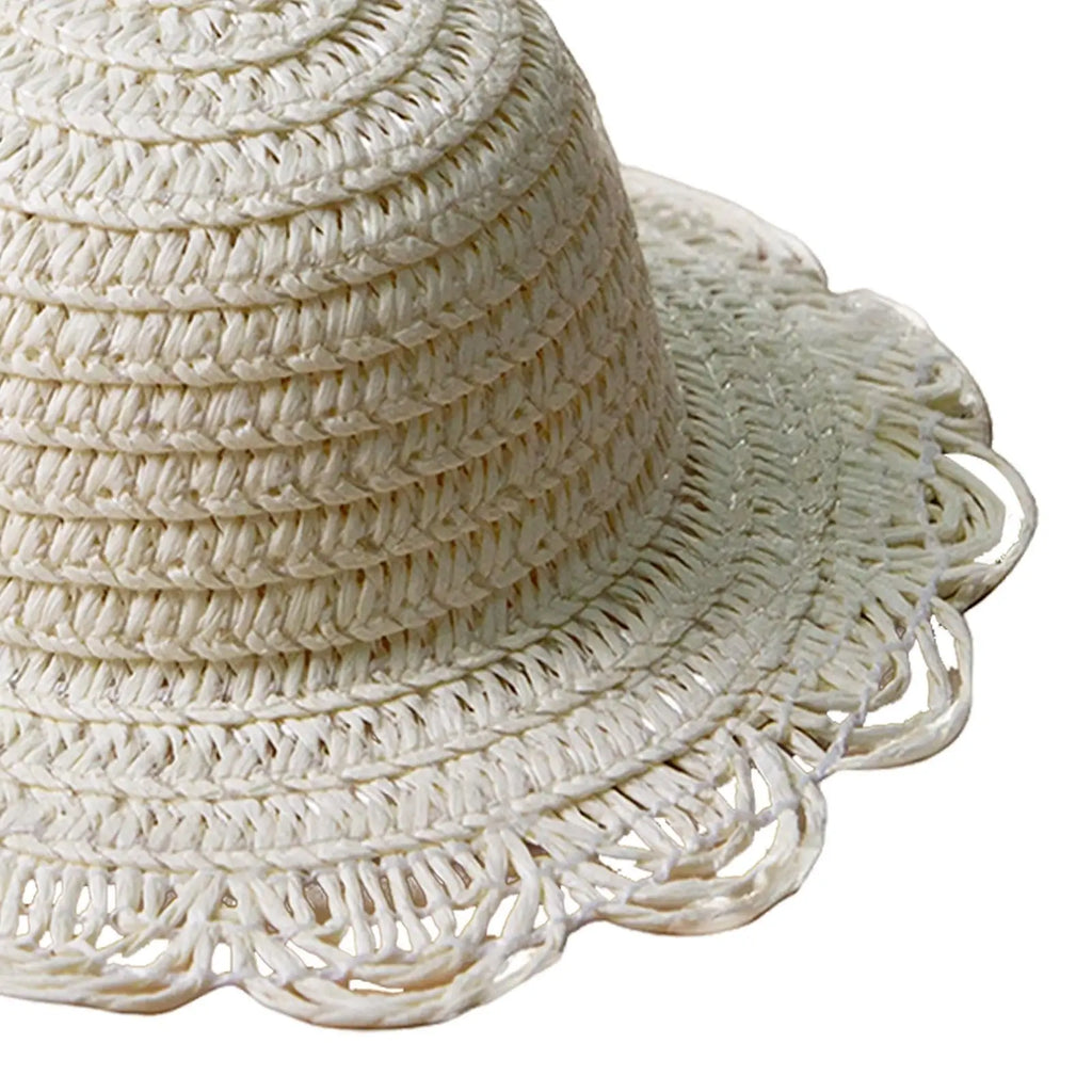 Dog Straw Hat Cute Adjustable Pet Woven Hat Dog Decorative Hat Photo Prop Dog Cat Sunshade Caps Run Straw Hat For Small Dog Cat Oasis Select