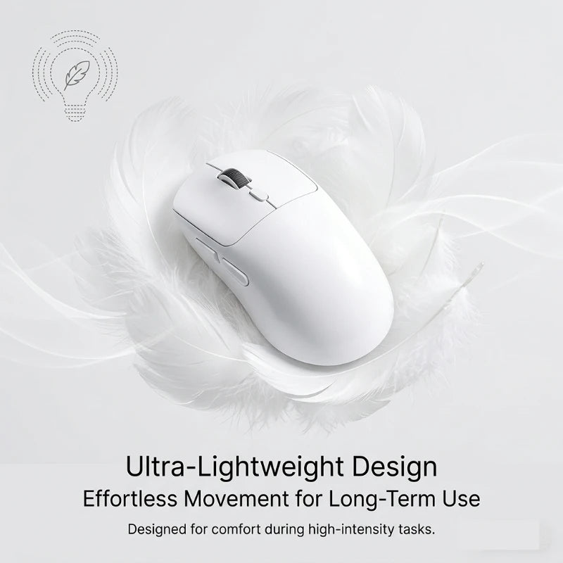 Tri-mode M348 Superlight Mouse Bluetooth 2.4G Wireless Gaming Mouse Flagship Chip Gaming Sensor 6 Adjustable DPI for Office Game Oasis Select