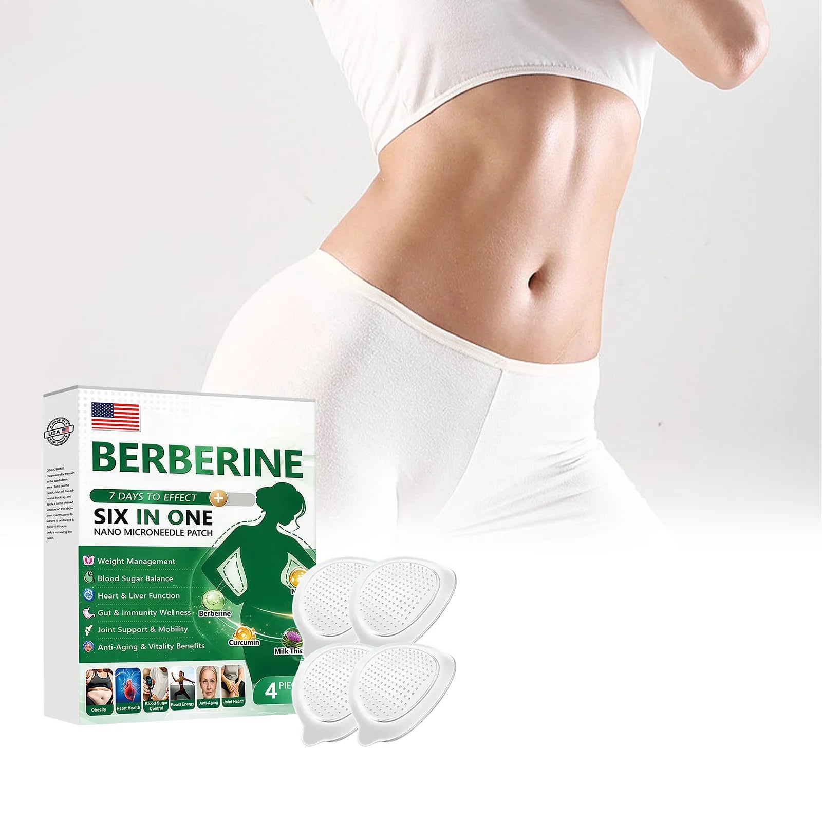 Body Care Patch Gentle ingredients protect body skin, showing contours, breathable, skin-friendly daily care patch Oasis Select